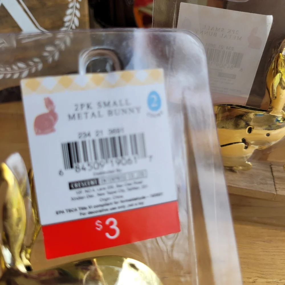 2 Set of Target Bullseye Bunnies